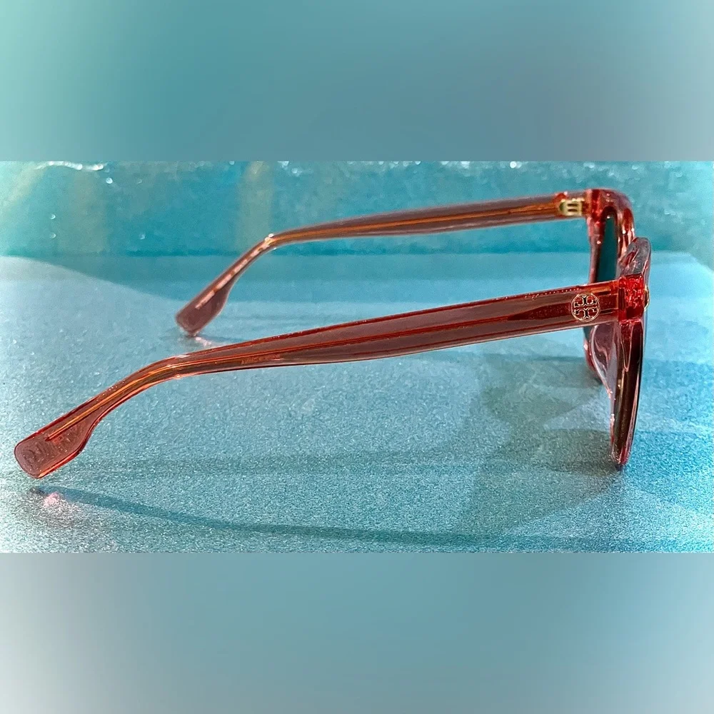 🔸NEW Tory Burch Sunglasses 🔸YY7203U 1990187 Orange Frames - Picture 5 of 10